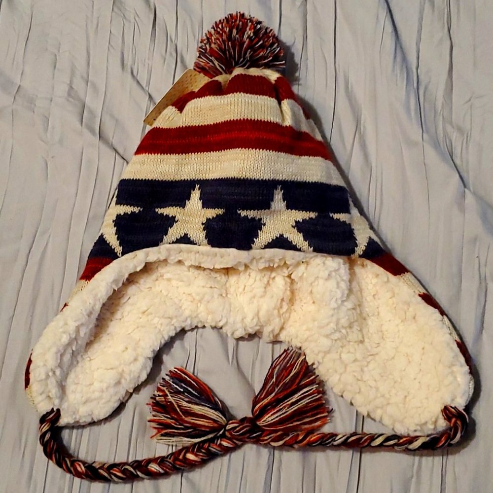 Patriotic winter hat